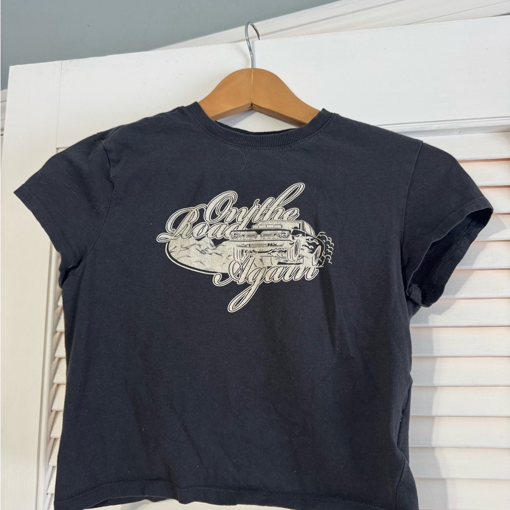 H&Kids Black Graphic Tee